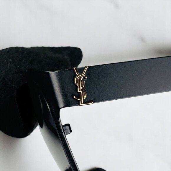 NIB Saint Laurent Grey Square Ladies Sunglasses SL M41 main image 11